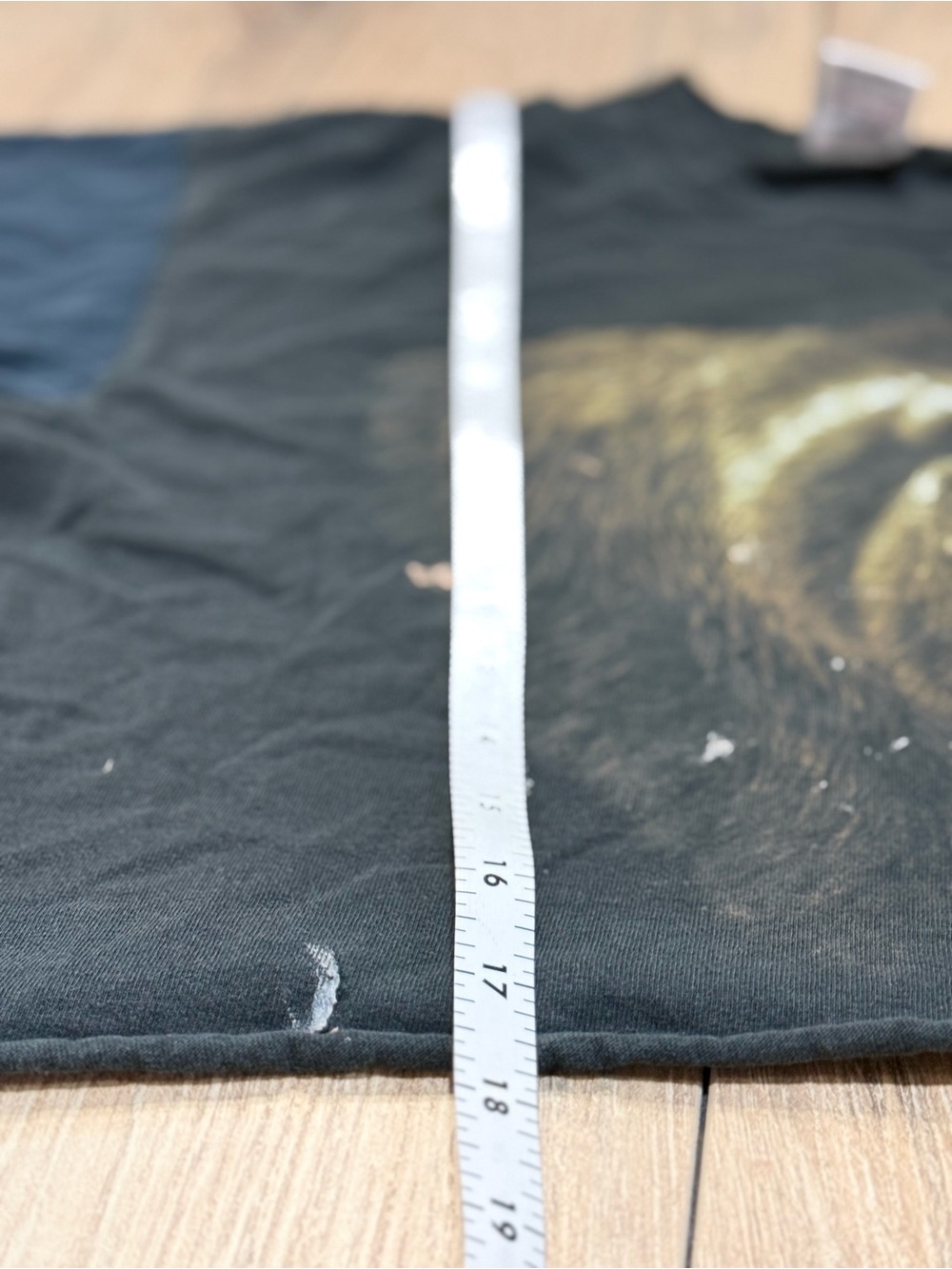 Anvil Vintage Grizzly Bear Graphic Crop Tee Distressed Wildlife T-Shirt Size XL - Picture 6 of 9